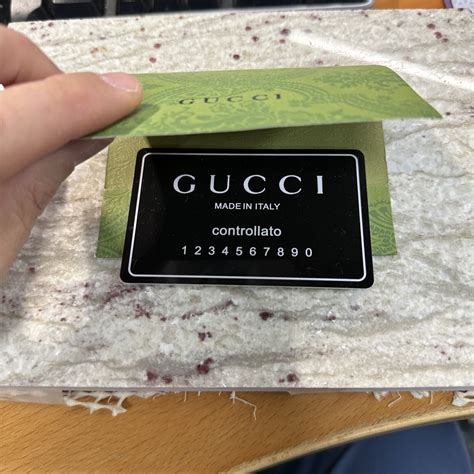 gucci fake costo|gucci authenticity card.